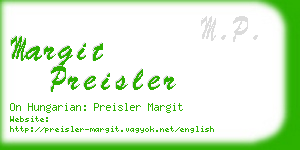 margit preisler business card